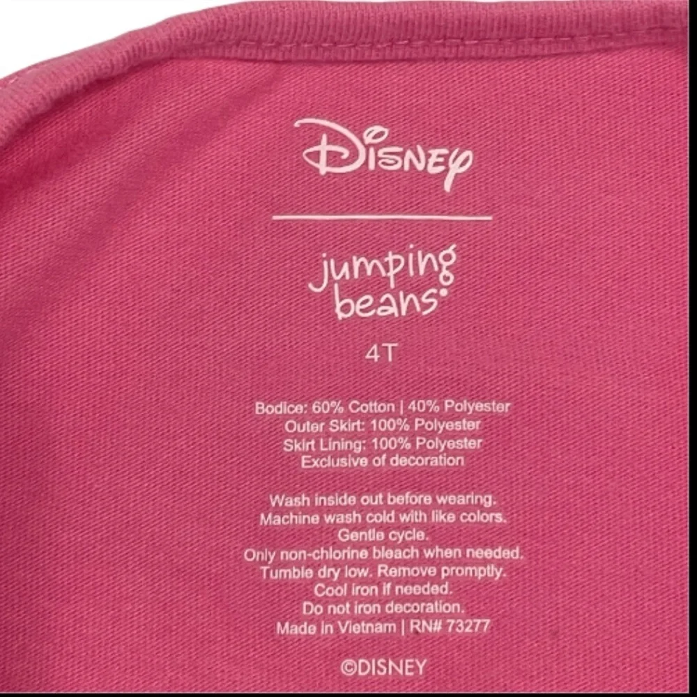 Disney Minnie Mouse Pink Long Sleeve Dress
